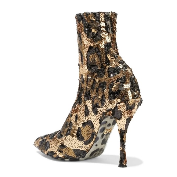 Dolce and Gabbana sequin sock booties - Picture 2 of 11